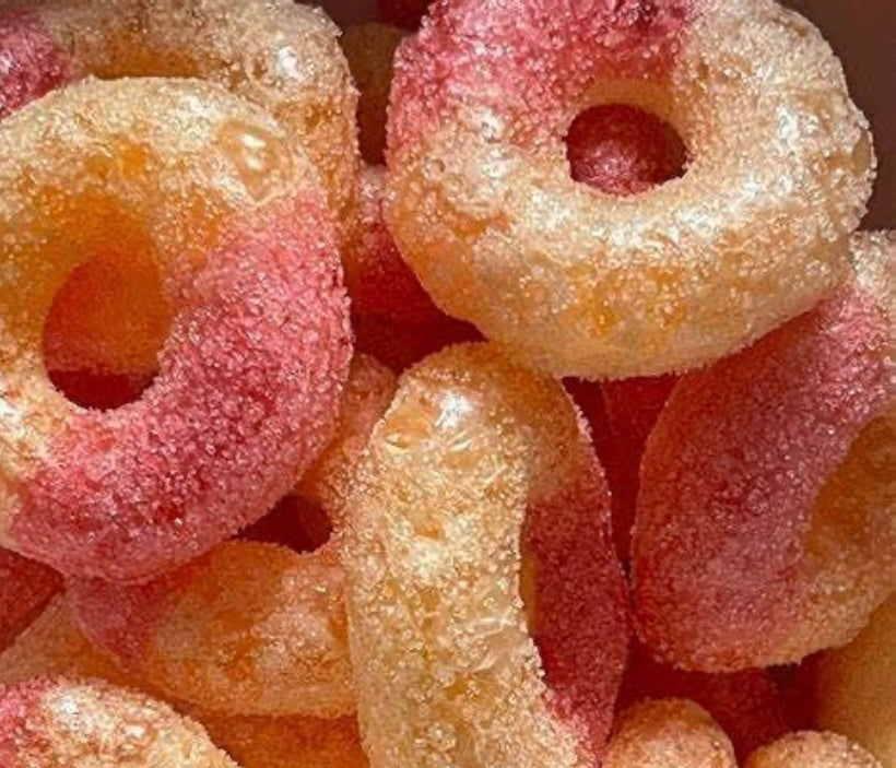 Peach Crunchers - Freeze Dried Trolli Peach O's